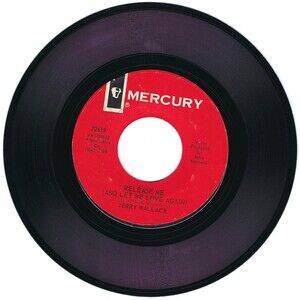 Jerry Wallace 45 Release Me / Not That I Care on Mercury VG+ Country '66